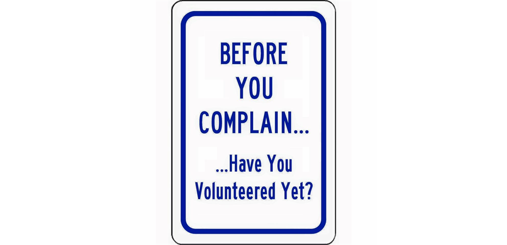 #VOLUNTEER